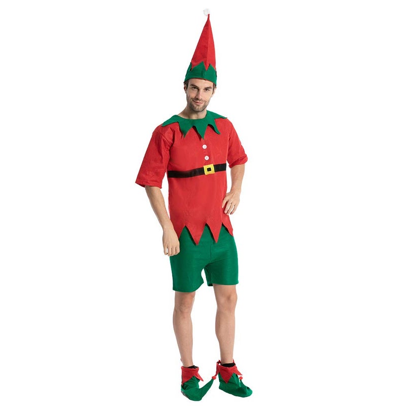 EraSpooky Elf Costume Adult and Child Christmas Fancy Dress Costume Santa Helper Xmas Outfit - Image 3